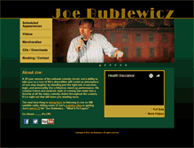 Tablet Screenshot of joebub.com